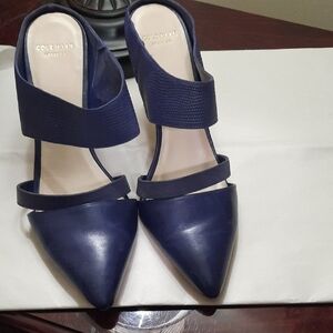 Cole Haan Women's Dark Blue Strappy Heels